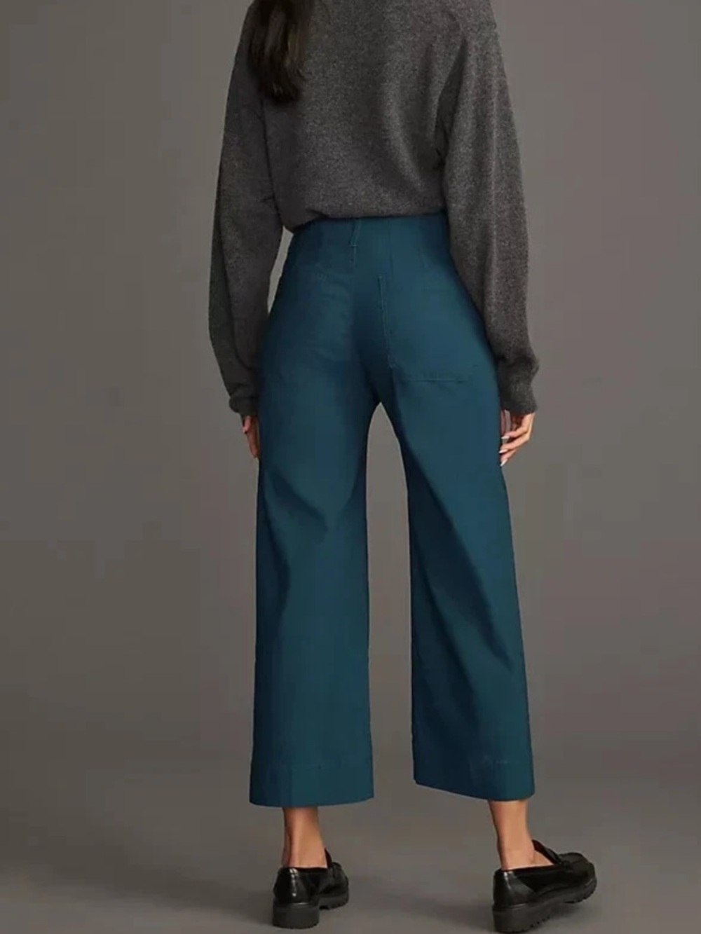 Anthropologie Maeve Colette pant wide leg cropped - Picture 3 of 10